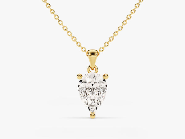 Pear Cut Solitaire Pendant (1.00 CT)