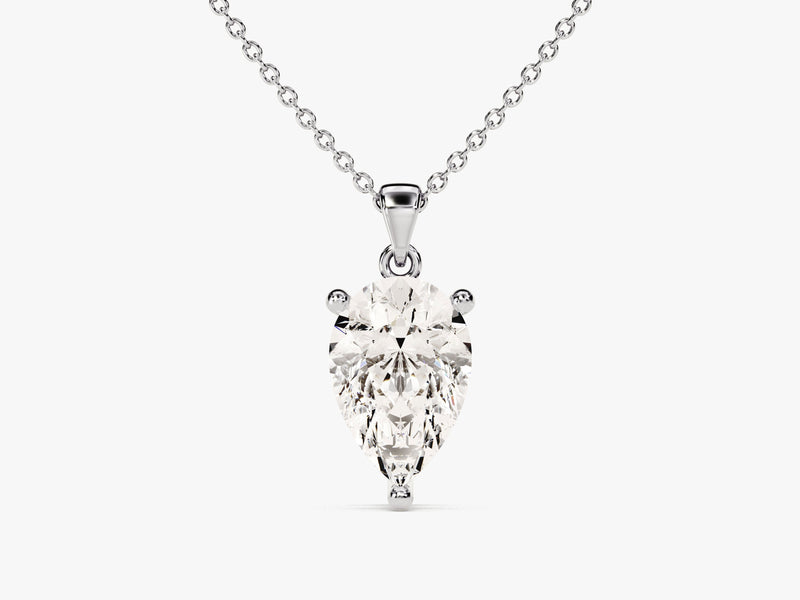 Pear Cut Solitaire Pendant (1.50 CT)
