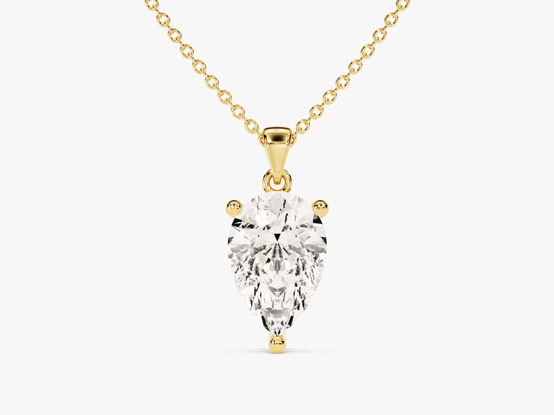 Pear Cut Solitaire Pendant (1.50 CT)