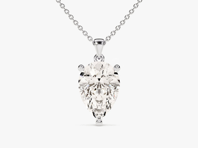 Pear Cut Solitaire Pendant (2.00 CT)