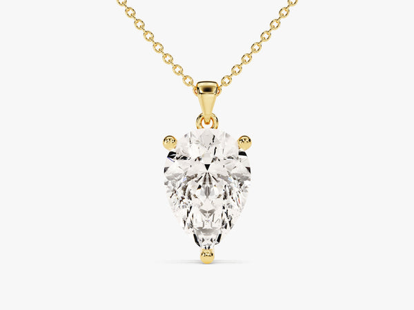 Pear Cut Solitaire Pendant (2.00 CT)