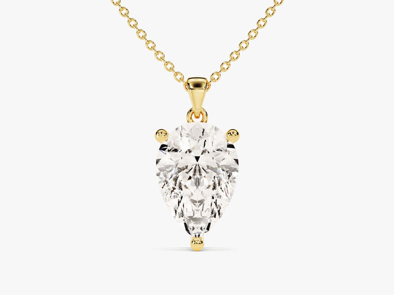 Pear Cut Solitaire Pendant (2.00 CT)