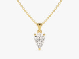 Pear Cut Solitaire Pendant (0.50 CT)