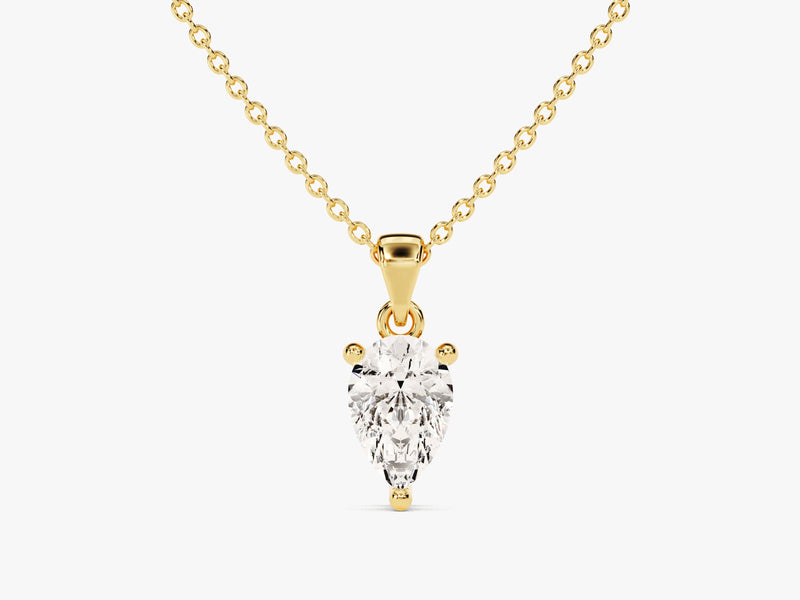 Pear Cut Solitaire Pendant (0.50 CT)