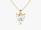 Heart Cut Solitaire Pendant (1.50 CT)