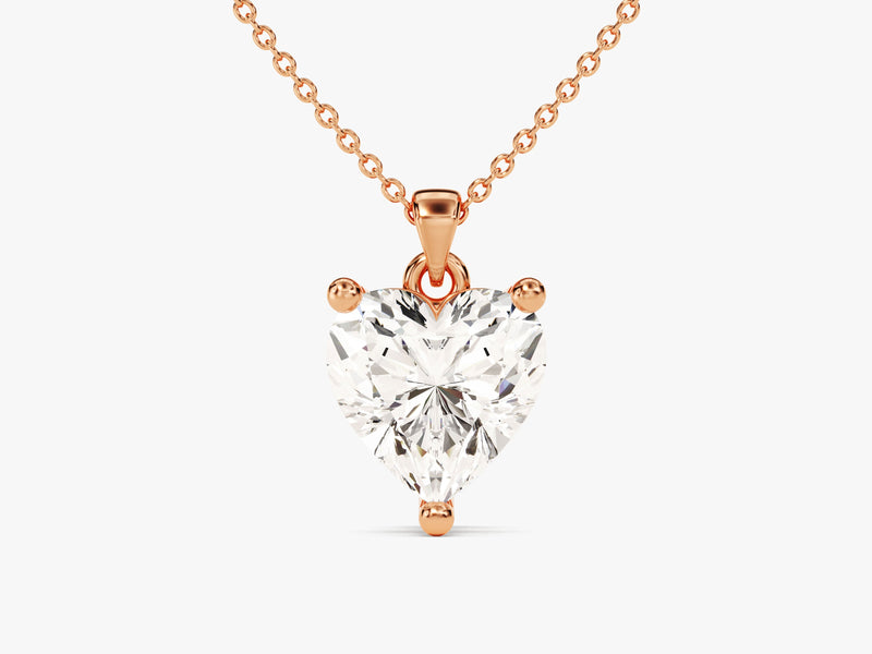 Heart Cut Solitaire Pendant (2.00 CT)