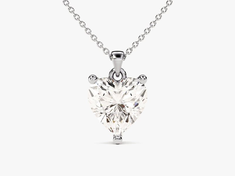 Heart Cut Solitaire Pendant (2.00 CT)