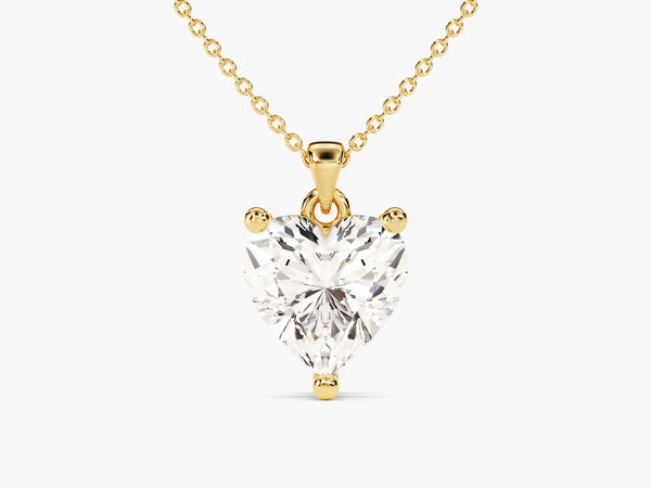 Heart Cut Solitaire Pendant (2.00 CT)