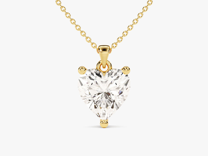 Heart Cut Solitaire Pendant (2.00 CT)