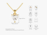 Heart Cut Solitaire Pendant (0.50 CT)