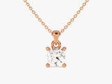 Cushion Cut Solitaire Pendant (0.50 CT)