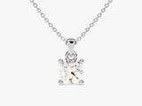 Cushion Cut Solitaire Pendant (0.50 CT)