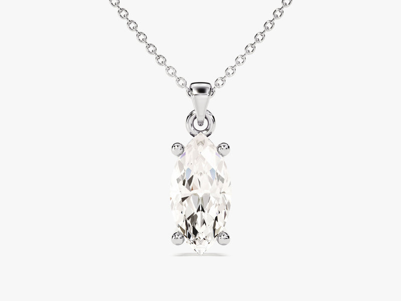 Marquise Cut Solitaire Pendant (1.00 CT)
