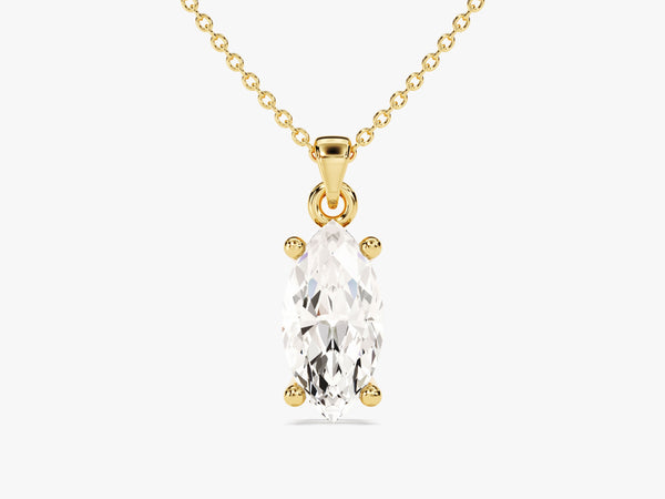 Marquise Cut Solitaire Pendant (1.00 CT)