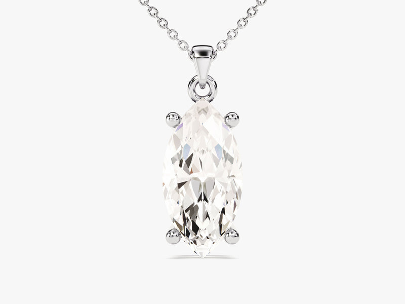 Marquise Cut Solitaire Pendant (2.00 CT)
