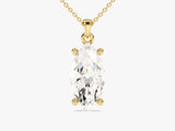 Marquise Cut Solitaire Pendant (2.00 CT)