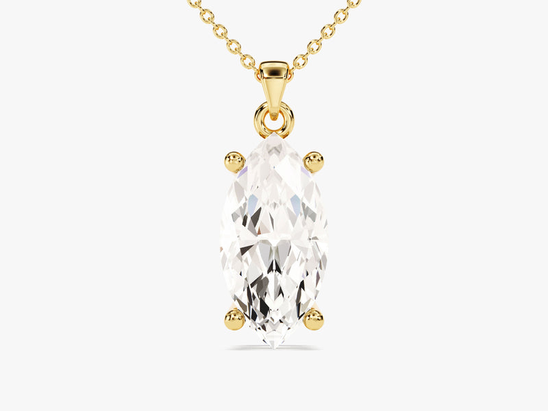 Marquise Cut Solitaire Pendant (2.00 CT)