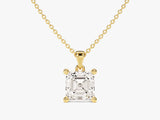 Asscher Cut Solitaire Pendant (1.00 CT)