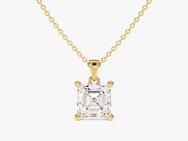 Asscher Cut Solitaire Pendant (1.00 CT)