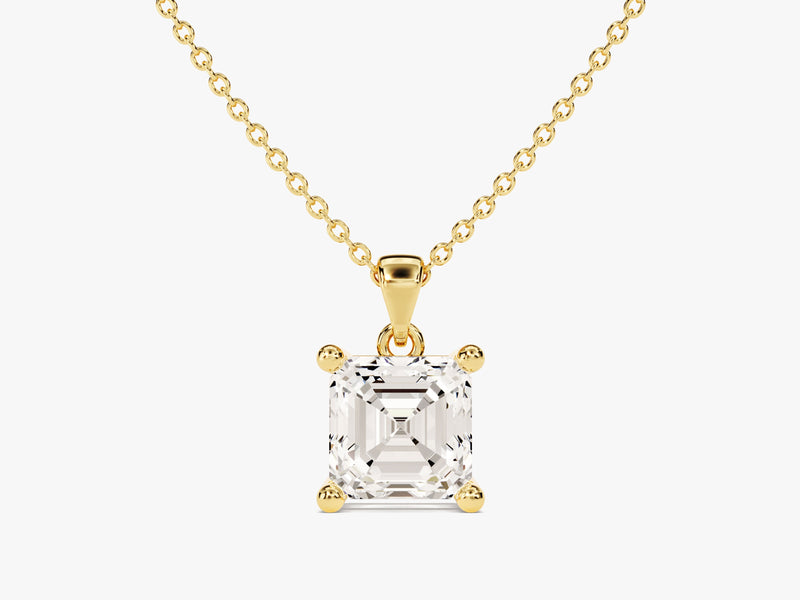 Asscher Cut Solitaire Pendant (1.00 CT)