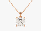 Asscher Cut Solitaire Pendant (1.50 CT)