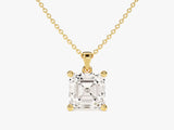 Asscher Cut Solitaire Pendant (1.50 CT)