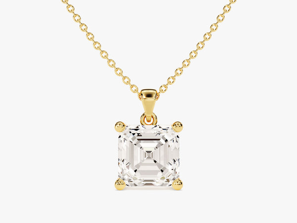 Asscher Cut Solitaire Pendant (1.50 CT)
