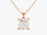 Asscher Cut Solitaire Pendant (2.00 CT)