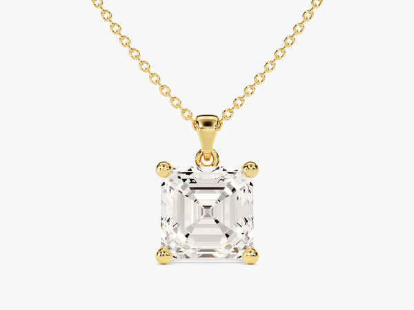Asscher Cut Solitaire Pendant (2.00 CT)