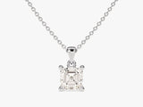 Asscher Cut Solitaire Pendant (0.50 CT)