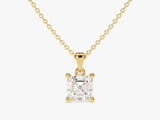 Asscher Cut Solitaire Pendant (0.50 CT)