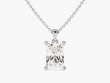 Radiant Cut Solitaire Pendant (1.00 CT)