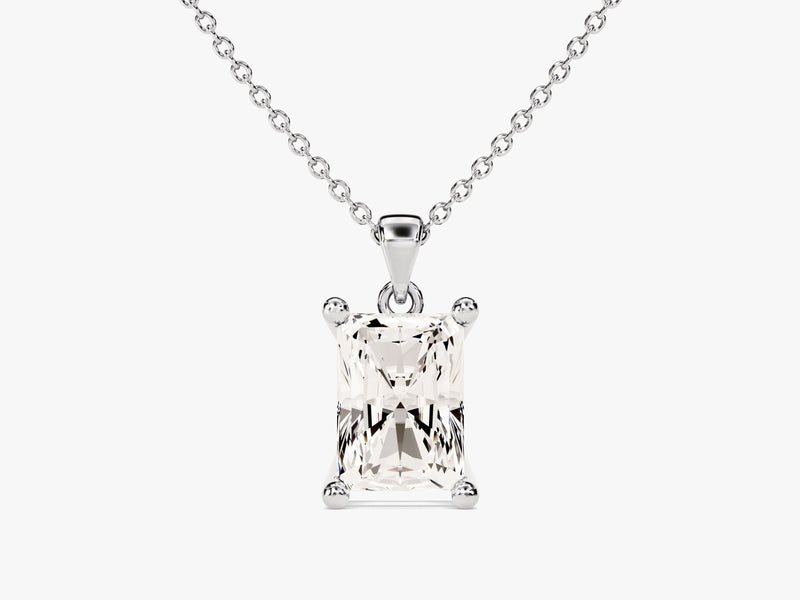 Radiant Cut Solitaire Pendant (1.00 CT)