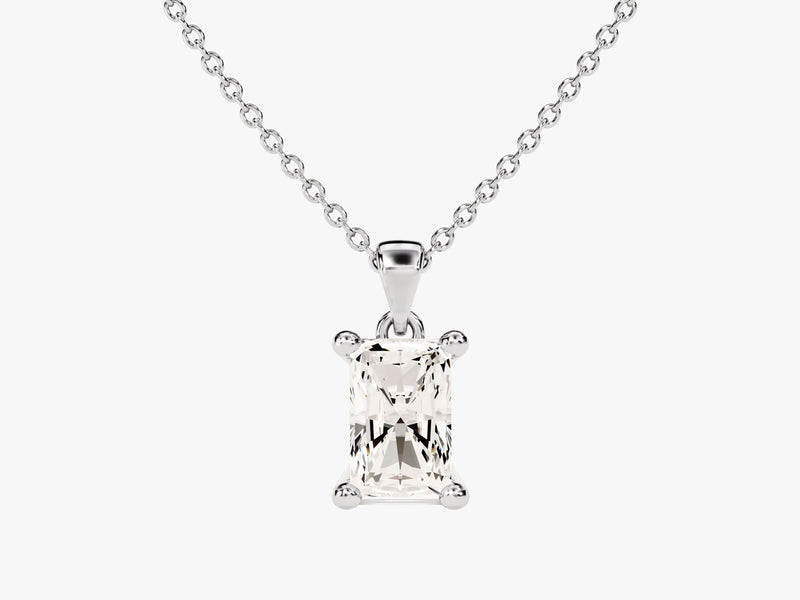 Radiant Cut Solitaire Pendant (0.50 CT)