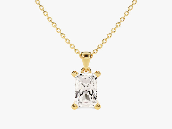 Radiant Cut Solitaire Pendant (0.50 CT)