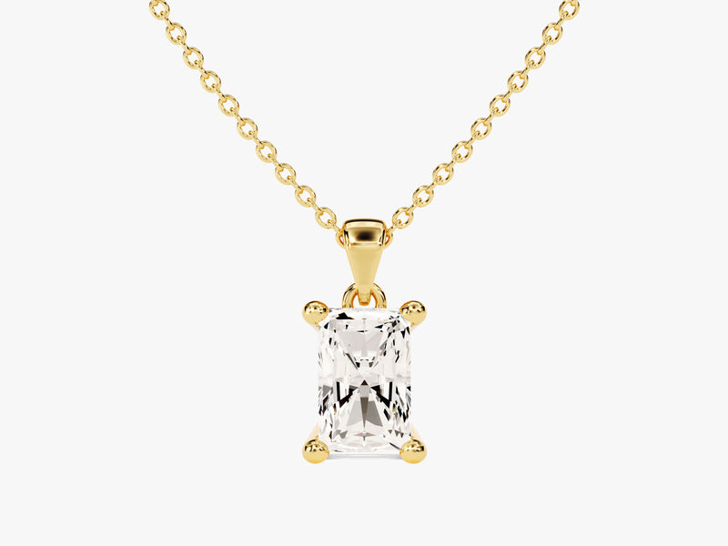 Radiant Cut Solitaire Pendant (0.50 CT)