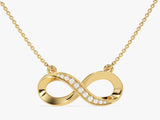 Pave Set Infinity Necklace (0.11 CT)