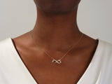 Pave Set Infinity Necklace (0.11 CT)