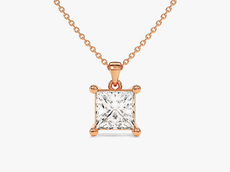 Princess Cut Solitaire Pendant (1.00 CT)