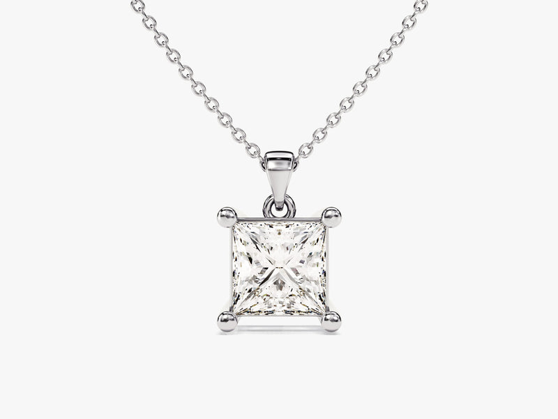 Princess Cut Solitaire Pendant (1.00 CT)