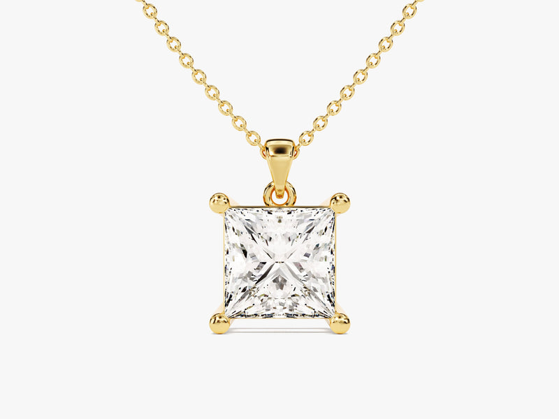 Princess Cut Solitaire Pendant (1.50 CT)