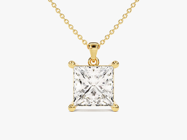 Princess Cut Solitaire Pendant (2.00 CT)