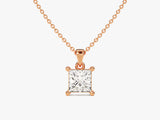 Princess Cut Solitaire Pendant (0.50 CT)