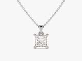 Princess Cut Solitaire Pendant (0.50 CT)
