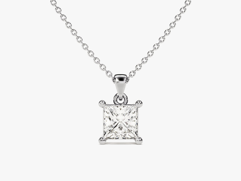 Princess Cut Solitaire Pendant (0.50 CT)