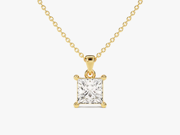Princess Cut Solitaire Pendant (0.50 CT)