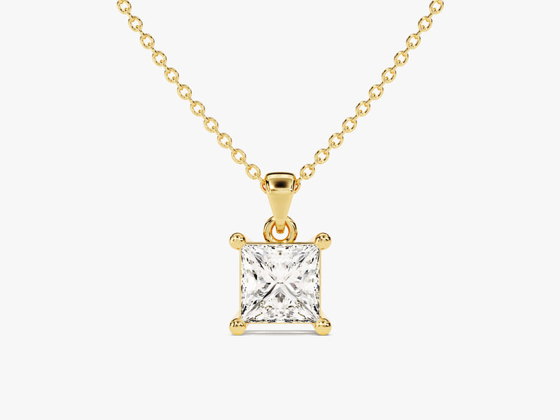 Princess Cut Solitaire Pendant (0.50 CT)