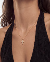 Pave Cross Pendant
