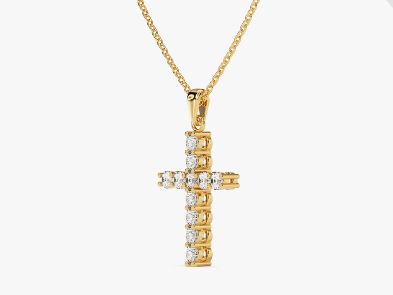Cross Pendant (0.22 CT)