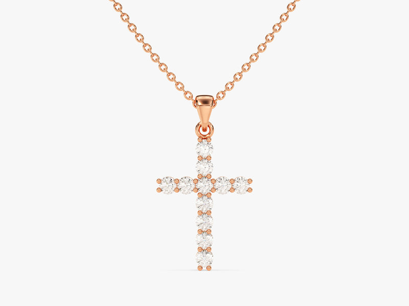 Cross Pendant (0.22 CT)
